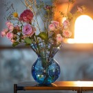  Boblen Pride - Vase blå 23 cm - Magnor Glassverk thumbnail