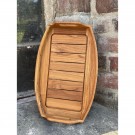 Brett i teak m/håndtak, stort Teak serveringbrett 29x 42 - MDHome thumbnail